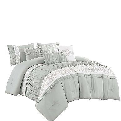 MarCielo Bed in a Bag 7 PCS Bedding Comforter Set