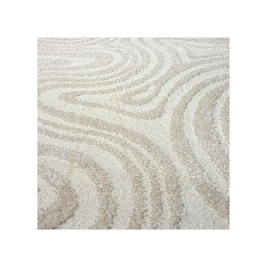 Luxe Weavers Diamond Area Rug High Low Carpet