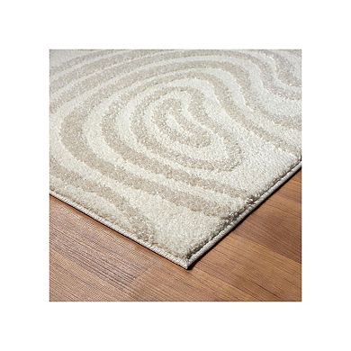 Luxe Weavers Diamond Area Rug High Low Carpet