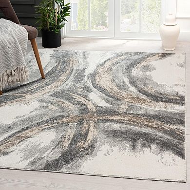 Luxe Weavers Geometric Circle Area Rug