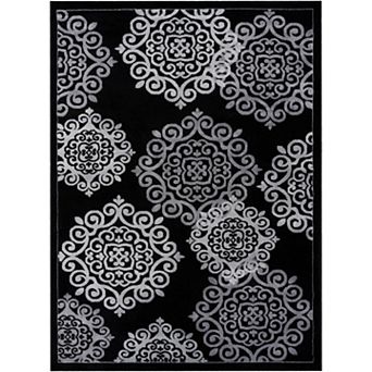Luxe Weavers Floral Medallion Area Rug