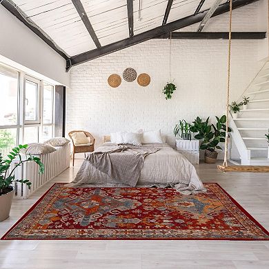 Luxe Weavers Moroccan Floral Area Rug