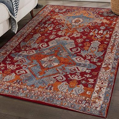 Luxe Weavers Moroccan Floral Area Rug
