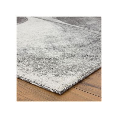 Luxe Weavers Spiral Abstract Area Rug