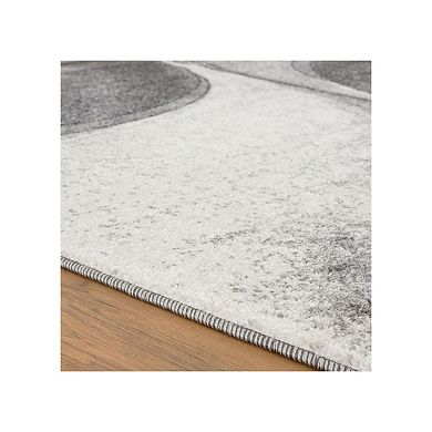 Luxe Weavers Spiral Abstract Area Rug
