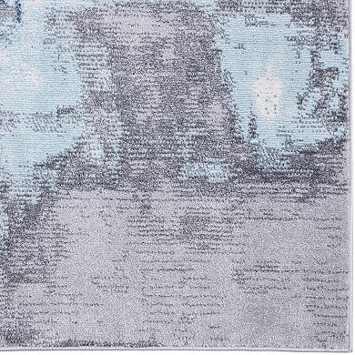 Luxe Weavers Modern Distressed Abstract Area Rug