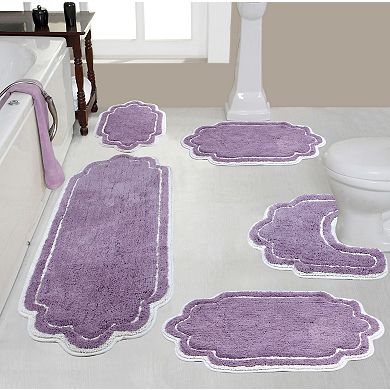 Home Weavers Allure Collection 100% Cotton Tufted Bath Rug, Soft & Absorbent Bath Rugs,Non-Slip Bath