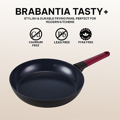 Brabantia Tasty+ Ceramic Nonstick Frying Pan Non Toxic Pan Titanium Reinforced Ceramic Coating