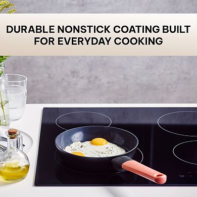 Brabantia Tasty+ Ceramic Nonstick Frying Pan Non Toxic Pan Titanium Reinforced Ceramic Coating