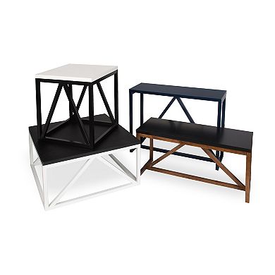 Kaya Wood Coffee Table 36x36x18