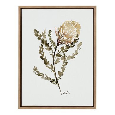 Sylvie Wild Banksia Framed Canvas by Sara Berrenson