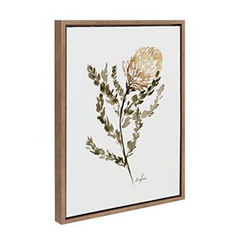 Sylvie Wild Banksia Framed Canvas by Sara Berrenson