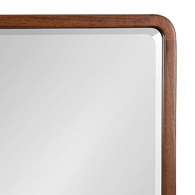 McLean Wood Radius Rectangle Wall Mirror
