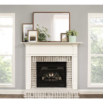 McLean Wood Radius Rectangle Wall Mirror