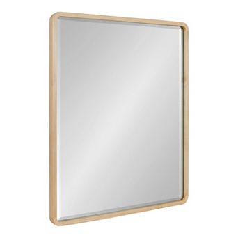 McLean Wood Radius Rectangle Wall Mirror