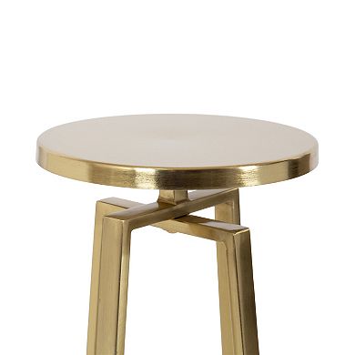 Zia Metal Drink Table 9x9x23