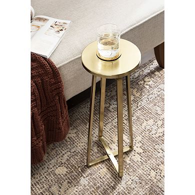 Zia Metal Drink Table 9x9x23