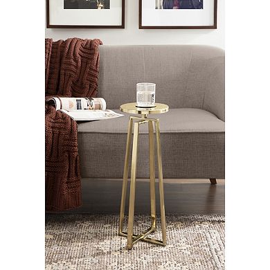 Zia Metal Drink Table 9x9x23
