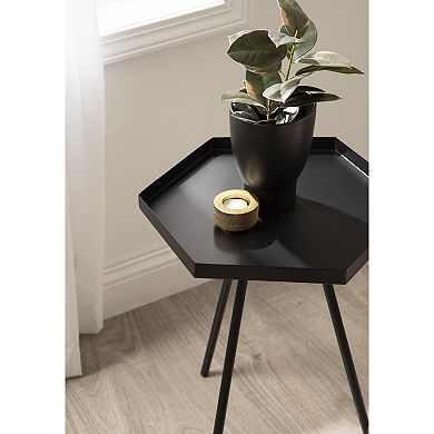 Kashvi Hexagon Side Table 17x15x20