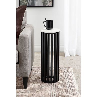 Paynter Marble Drink Table 9" Diameter