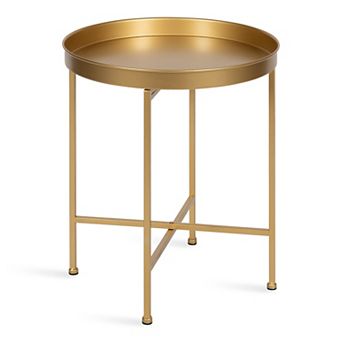 Celia Round Metal Side Table 18.25x18.25x22