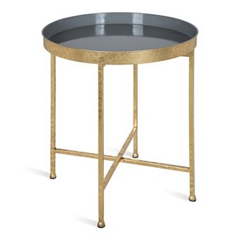 Celia Round Metal Side Table 18.25x18.25x22