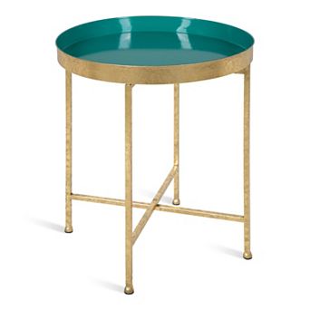 Celia Round Metal Side Table 18.25x18.25x22