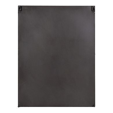 Lintz Metal Framed Mirror with Shelf