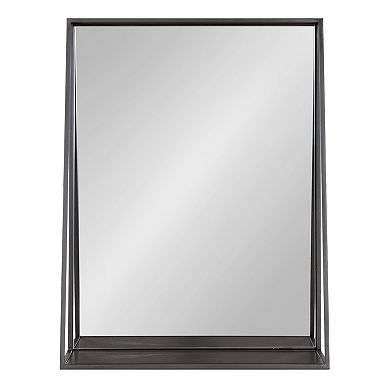 Lintz Metal Framed Mirror with Shelf