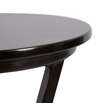 Aja Modern Metal Side Table 15x15x23