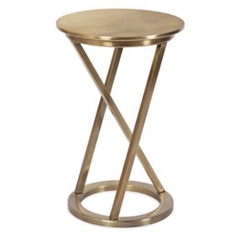 Aja Modern Metal Side Table 15x15x23
