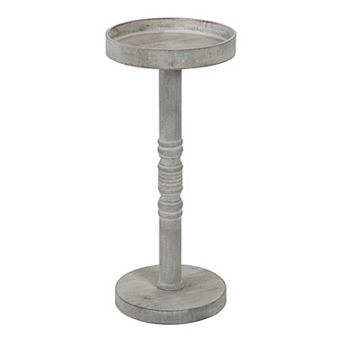 Bellport Pedestal End Table 10x10x22