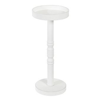 Bellport Pedestal End Table 10x10x22