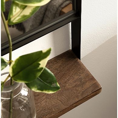Chadwin Arch Wall Mirror with Shelf
