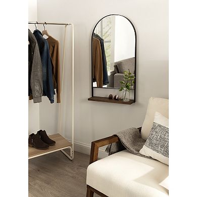 Chadwin Arch Wall Mirror with Shelf