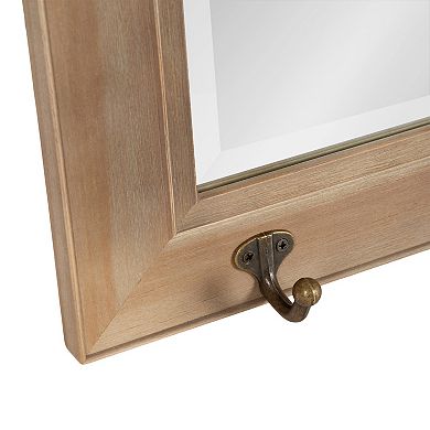 Pub Mirror with Metal Hooks