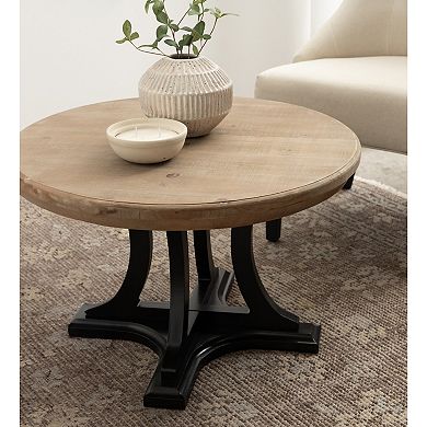 Linsley Wood Coffee Table 28x28x18