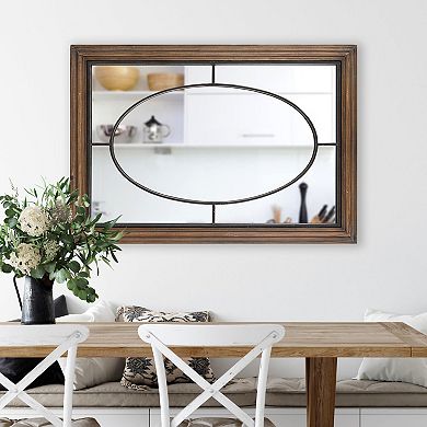 Silverthorne Wood Framed Wall Mirror