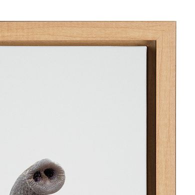 Sylvie Young Elephant Framed Canvas by Amy Peterson