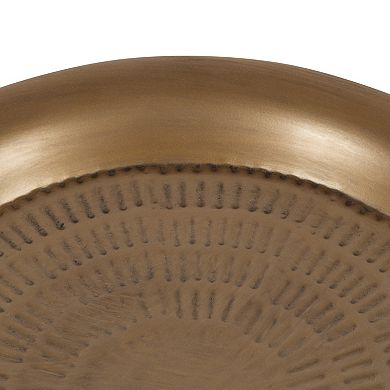 Mahdavi Round Metal Accent Table 16.5x16.5x20.5