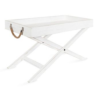 Bayville Wooden Tray Coffee Table 32x16x18