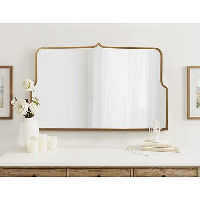 Gezella Scallop Arched Wall Mirror