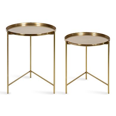 Ulani Round Metal Accent Tables