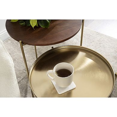 Ulani Round Metal Accent Tables