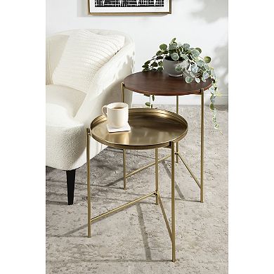 Ulani Round Metal Accent Tables