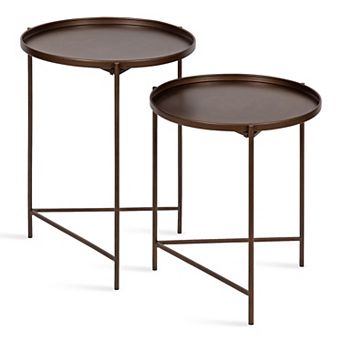 Ulani Round Metal Accent Tables