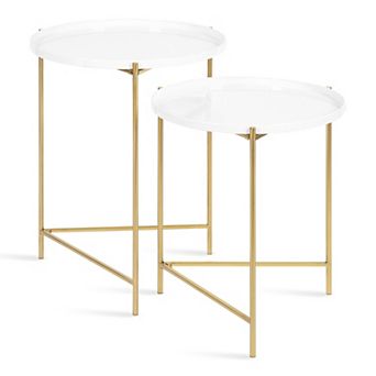 Ulani Round Metal Accent Tables