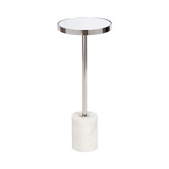 Hescott Mirrored Drink Table 10x10x24