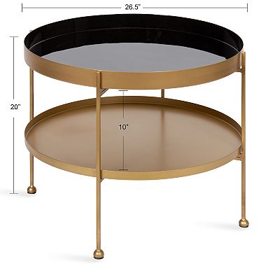 Nira Metal Coffee Table 26" Diameter