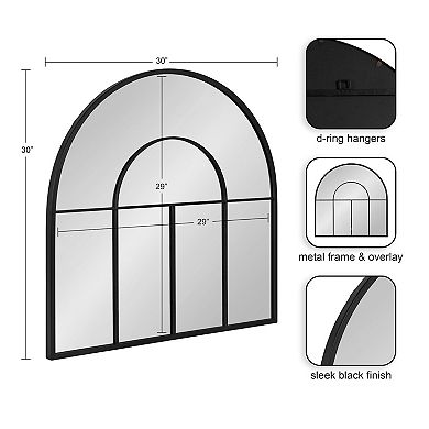 Solei Framed Arch Wall Mirror